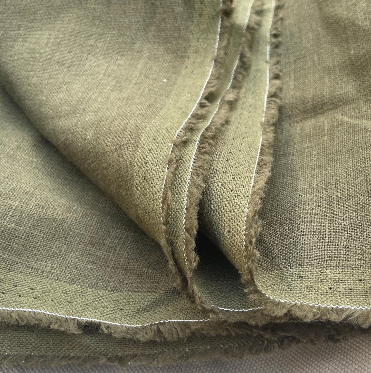100% Linen 60" Eco-Friendly Fabric By The Yard 6 oz