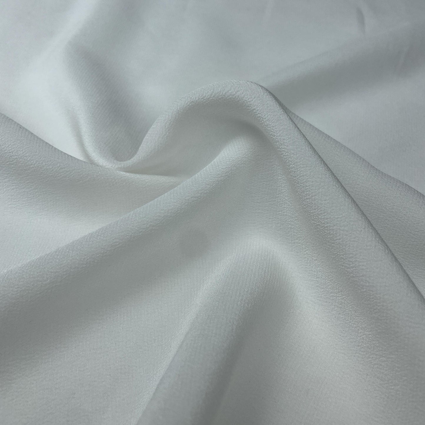 White Japanese Silk Chiffon Sheer Lightweight Fabric by the Yard - Soft and Breathable Fabric for Sewing, Crafts, and Dressmaking