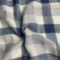 Checkered Cotton Gauze Fabric by the Yard – Soft, Breathable, Lightweight, Perfect for Apparel & DIY Projects