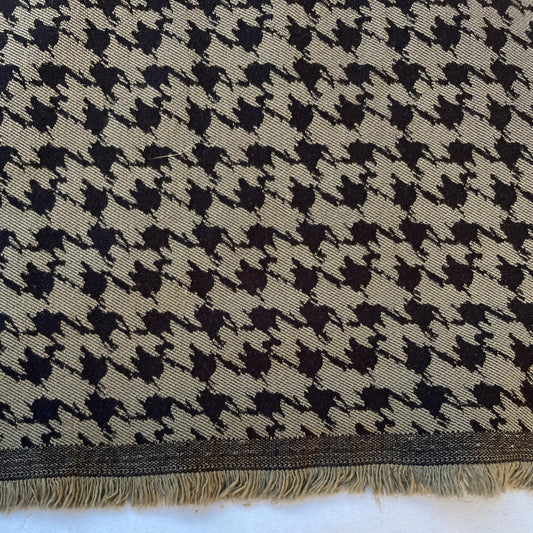 Cotton Pattern Twill Spandex Brown Jacquard Pattern Fabric By The Yard