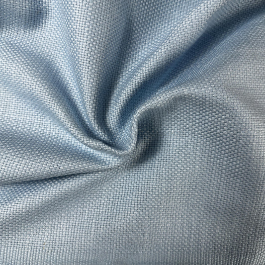 Sky Blue 100% Italian Heavy Cotton Canvas 12 oz Upholstery Fabric By The Yard 60"