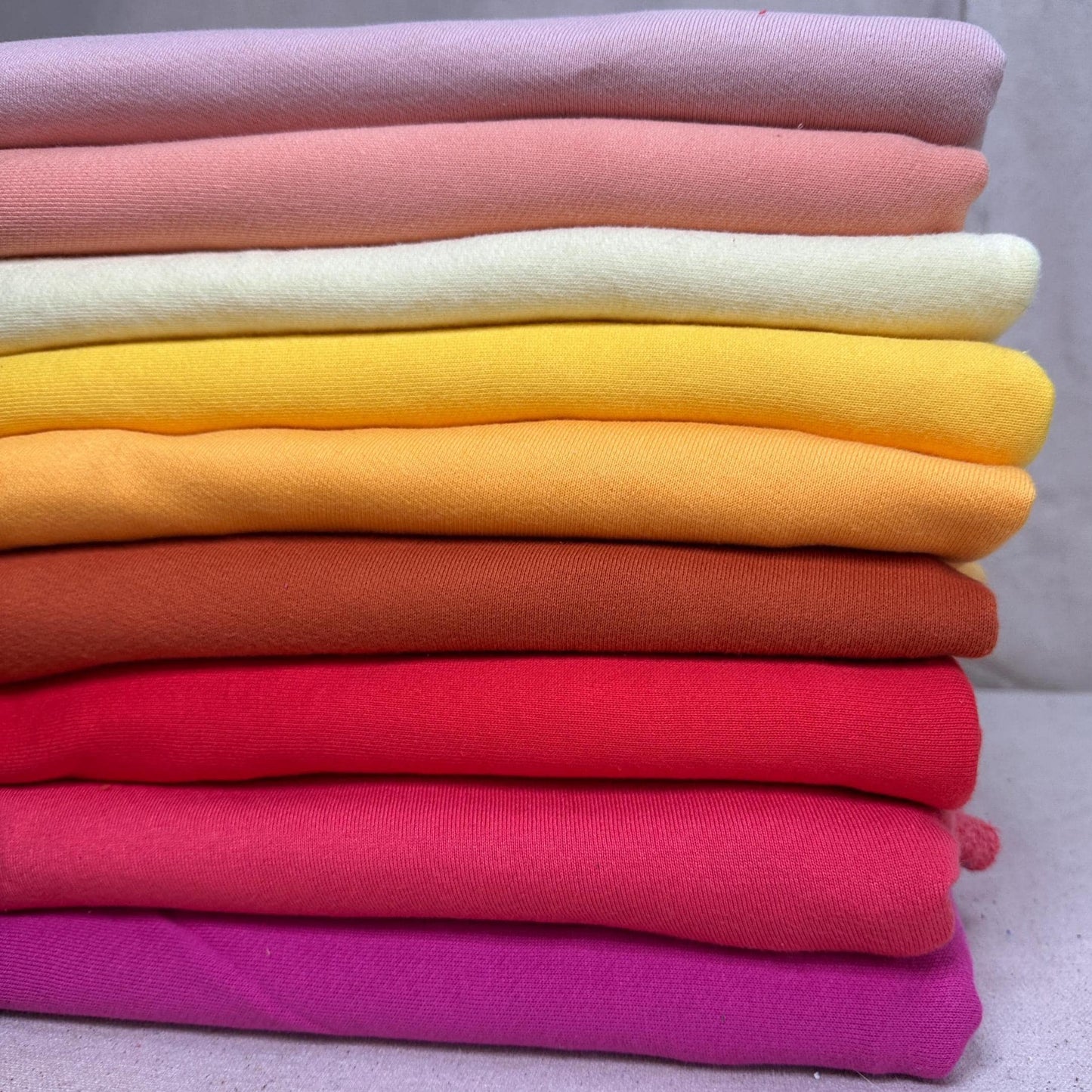 Medium Weight Cotton French Terry Knit Jersey | 300 GSM/18 Oz French Terry Sweatshirt Fabric By The Yard