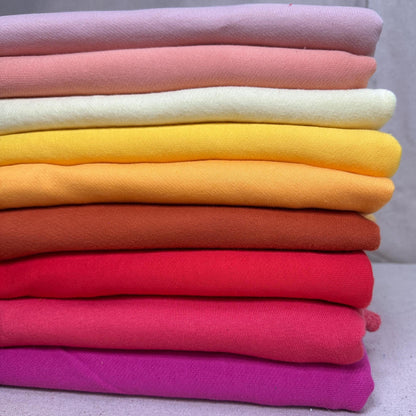 Medium Weight Cotton French Terry Knit Jersey | 300 GSM/18 Oz French Terry Sweatshirt Fabric By The Yard