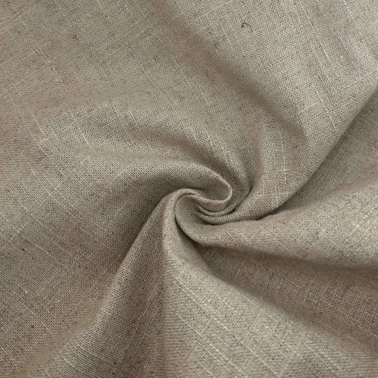 Cotton Linen Blend Khaki Medium Weight Apparel Upholstery Fabric By The Yard 10 Oz