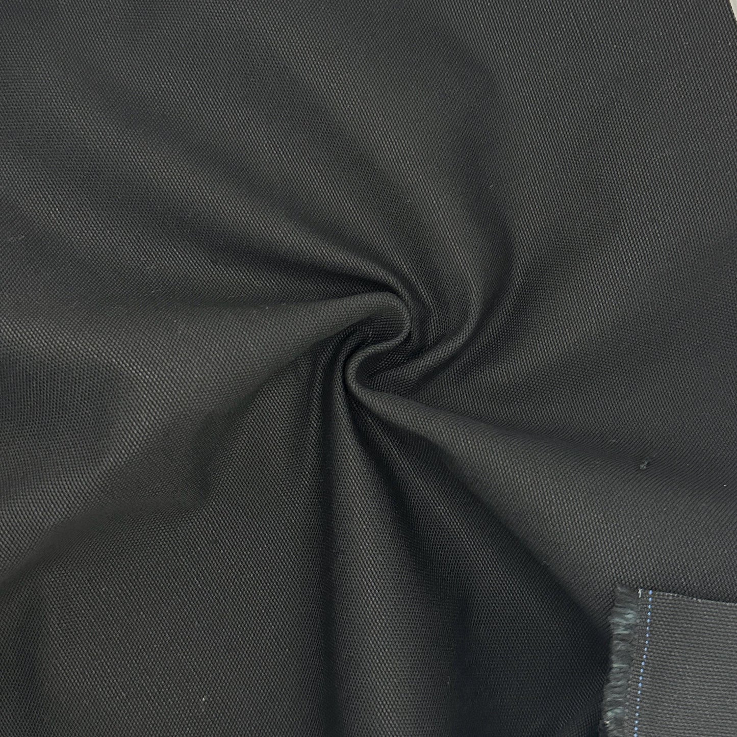 Black 12 Oz 100% Duck Canvas Cotton HeavyWeight Apparel Fabric By The Yard
