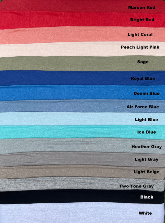 Linen Jersey Knit 60" Eco-Friendly Fabric By The Yard