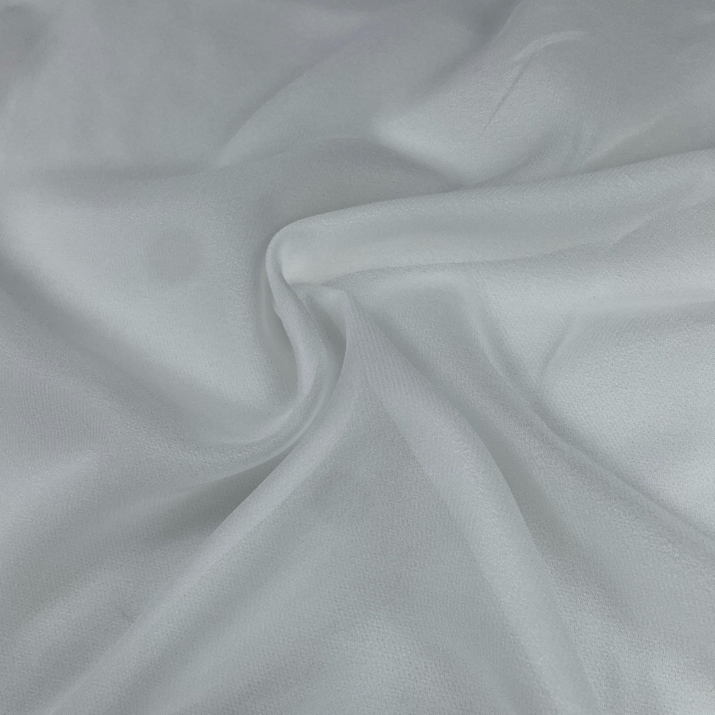 White Cotton Chiffon Sheer Lightweight Fabric by the Yard - Soft and Breathable Fabric for Sewing, Crafts, and Dressmaking