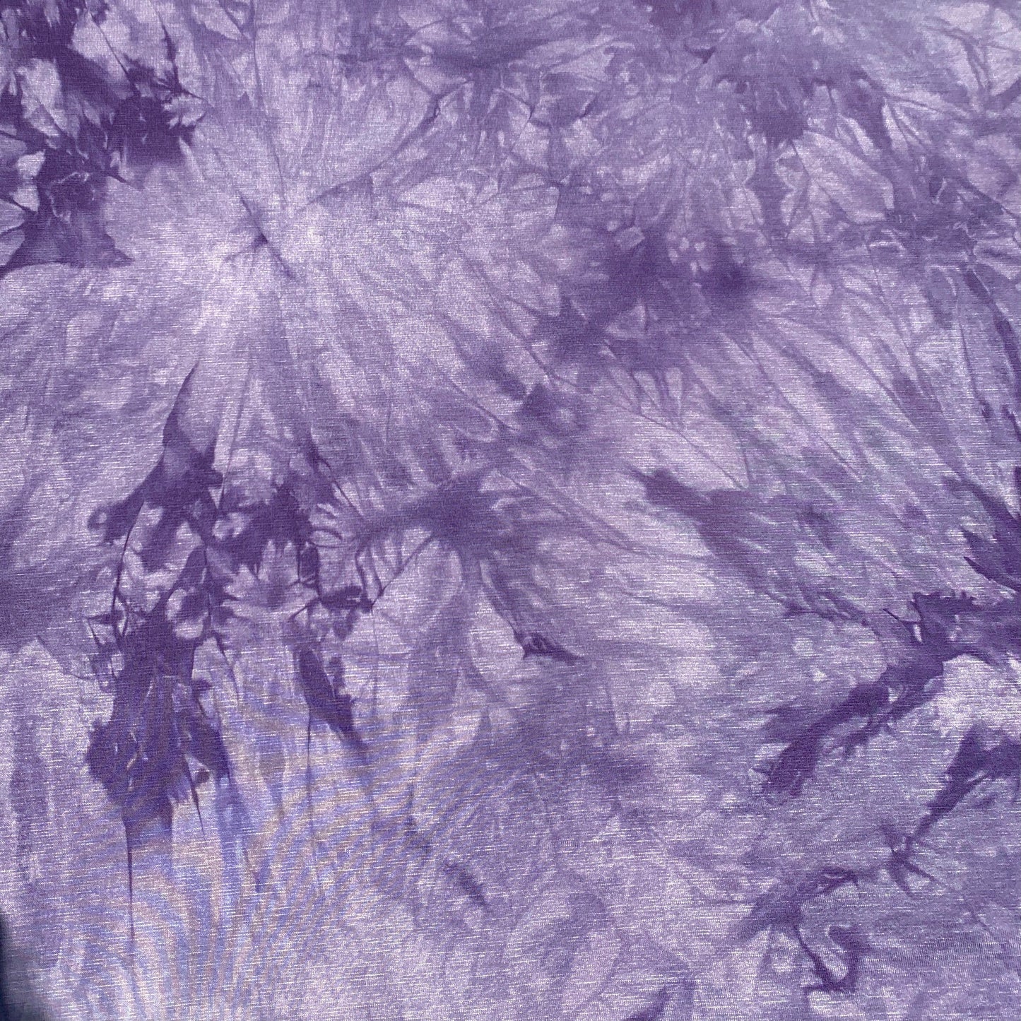 Bamboo Spandex Cloud Tie Dye Splash Jersey Knit 60" Eco-Friendly Fabric By The Yard