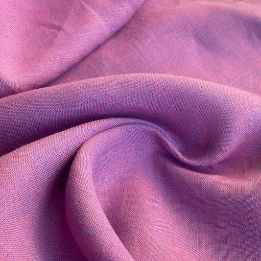 Linen Pink Two Tone Color Fabric by the Yard | 60 Inch 6oz Material for Sewing, Apparel & DIY Projects
