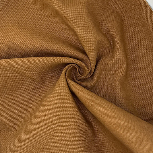 Tan 12 Oz 100% Duck Canvas Cotton HeavyWeight Apparel Fabric By The Yard