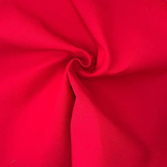 Red 13 Oz 100% Duck Canvas Cotton HeavyWeight Apparel Fabric By The Yard