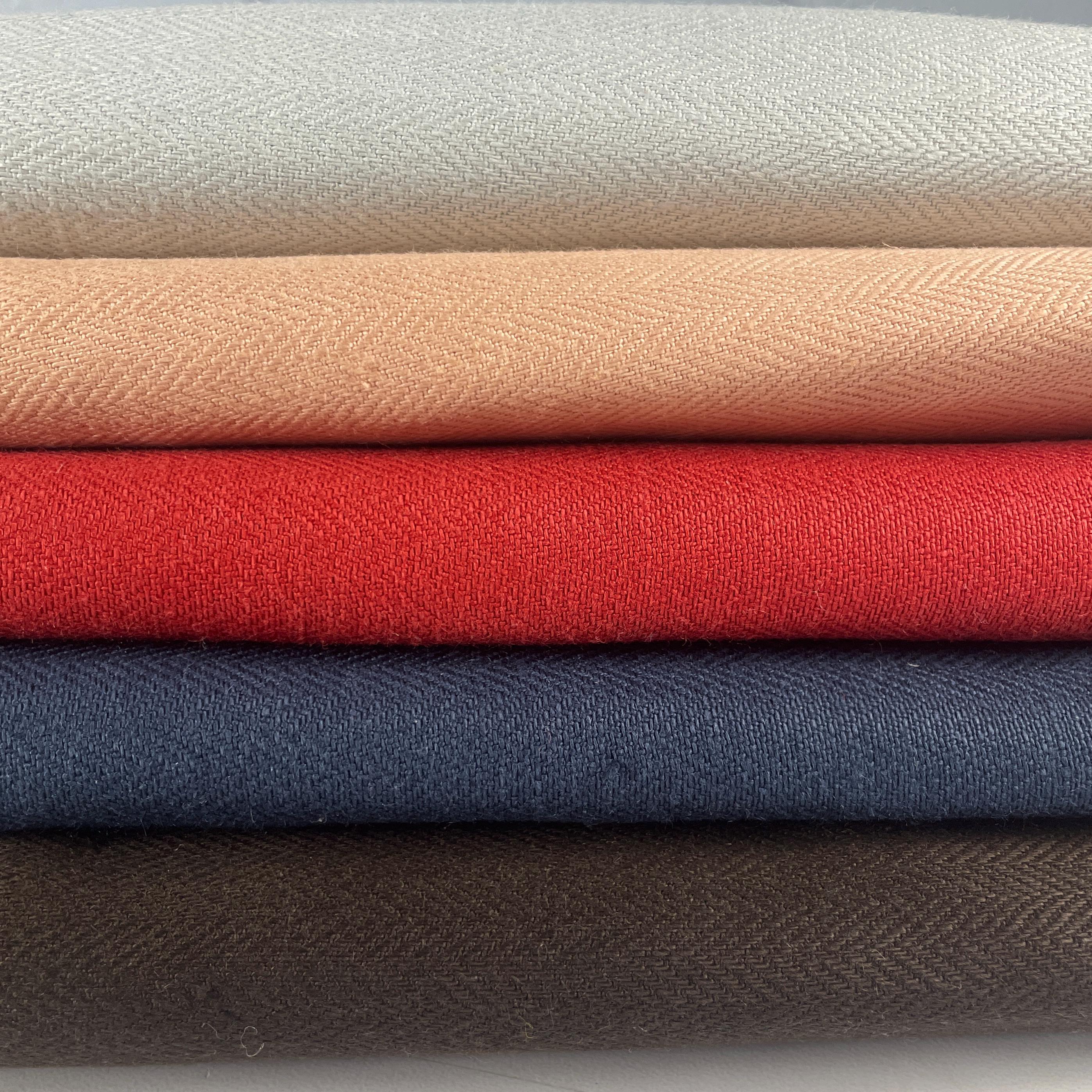 100% Italian Linen Heavy Herringbone 12 oz Upholstery/Apparel Fabric By The Yard 60"