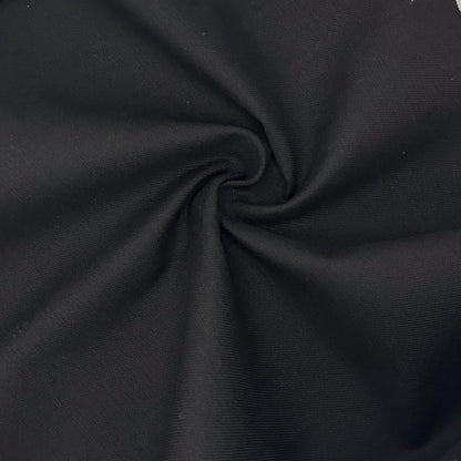 Black Twill 10 Oz 100% Duck Canvas Cotton HeavyWeight Apparel Fabric By The Yard