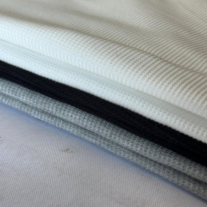 Cotton Baby Thermal Fabric – 9 oz | Soft Waffle Knit 5% Spandex by the Yard