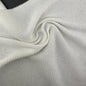 Cotton Waffle Thermal Fabric – White 9 oz | Soft Waffle Knit 5% Spandex by the Yard