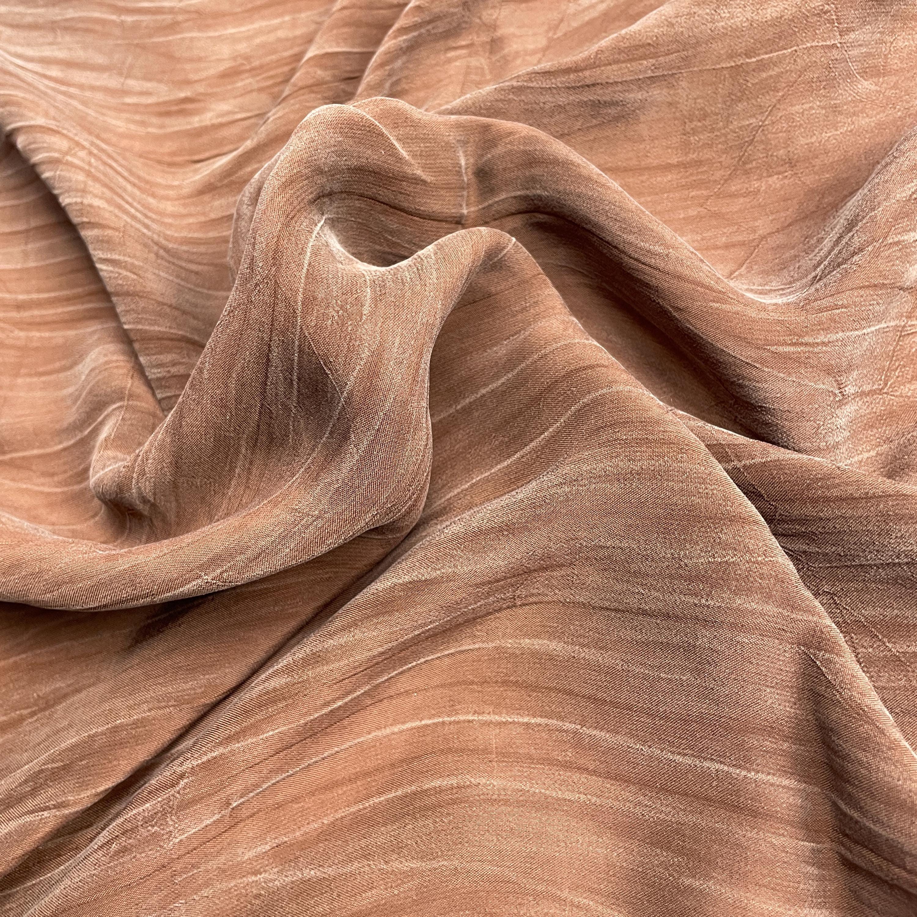 100% Bemburg Drapey Silk-like Fabric by the Yard - Luxury Material for Sewing, Dressmaking, and Crafts