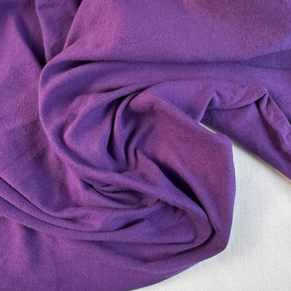 Cotton Jersey Spandex 10 oz Medium Weight Eco-Friendly Sustainable Fabric By the Yard