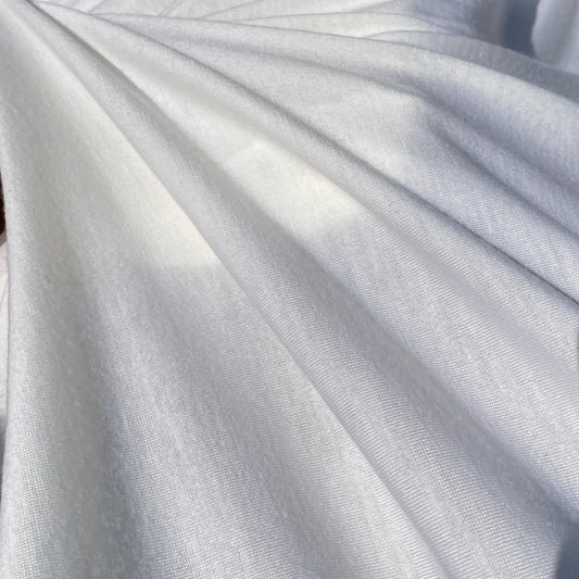 Merino Wool Jersey Knit Spandex Lycra Stretch Fabric By the Yard