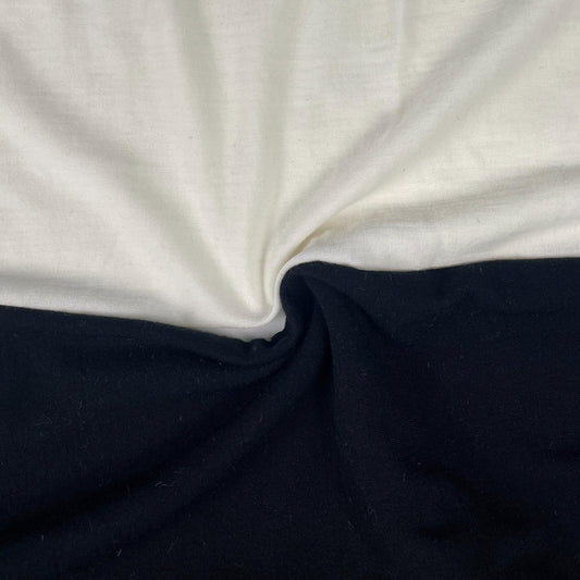 Merino Wool Jersey Knit Spandex Lycra Stretch Fabric By the Yard