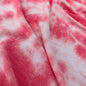BubbleGum Pink & White Tie Dye Spandex Lycra Jersey Knit Fabric By the Yard 64"