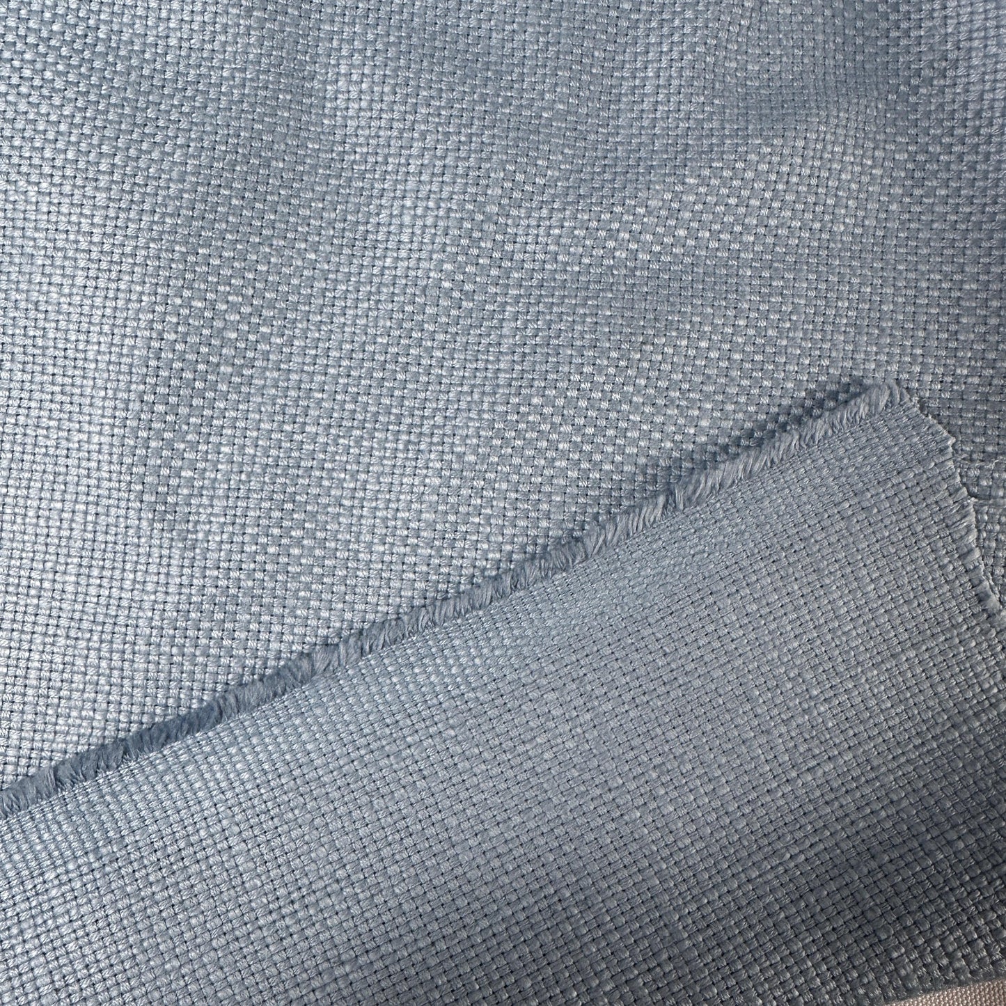 Sky Blue 100% Italian Heavy Cotton Canvas 12 oz Upholstery Fabric By The Yard 60"