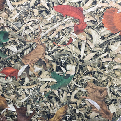 Cotton Fleece Animal Camoflauge 350 GSM French Terry Heavy Sweatshirt Fabric By The Yard