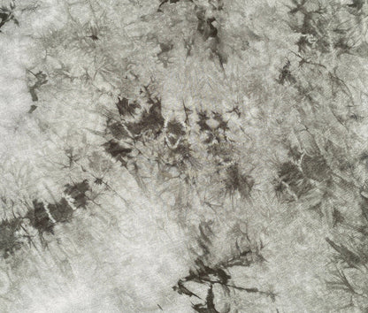 Army Green & White Cloud Tie Dye Splash Bamboo Spandex Jersey Knit 60" Eco-Friendly Fabric By The Yard