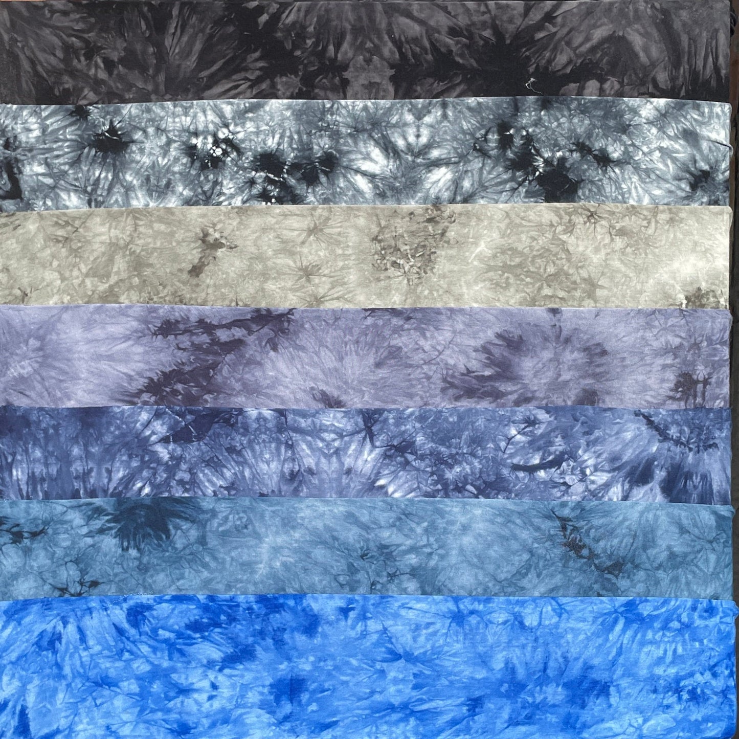 Bamboo Spandex Jersey Knit Multiple colors Cloud Tie Dye Splash 60" Eco-Friendly Fabric By The Yard