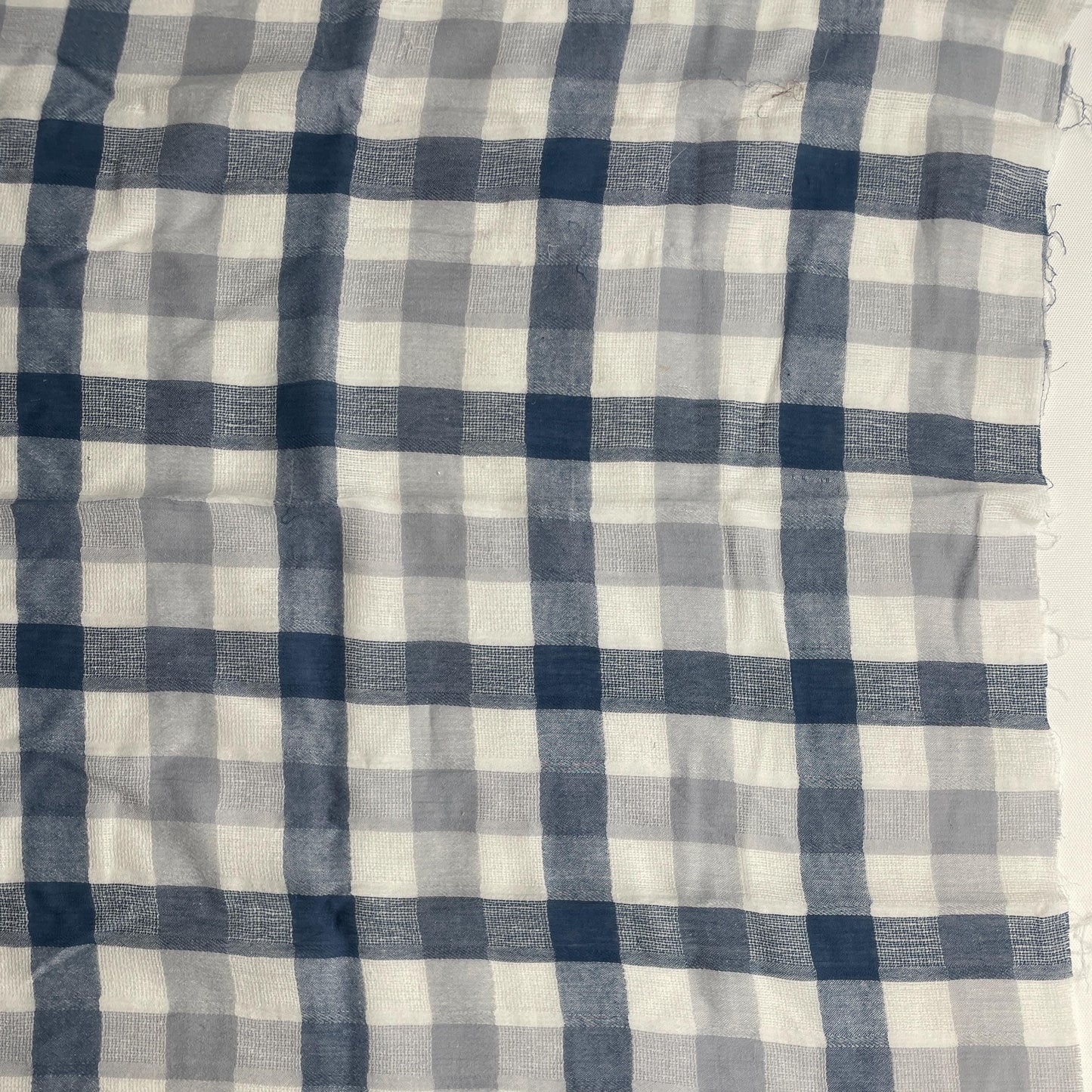 Checkered Cotton Gauze Fabric by the Yard – Soft, Breathable, Lightweight, Perfect for Apparel & DIY Projects