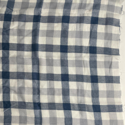 Checkered Cotton Gauze Fabric by the Yard – Soft, Breathable, Lightweight, Perfect for Apparel & DIY Projects