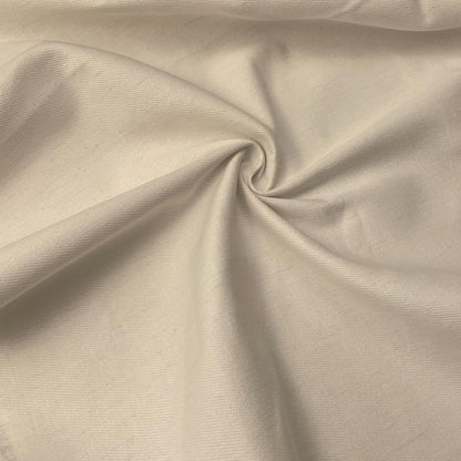 White Cotton Bull Denim 10 oz Apparel Upholstery Fabric By The Yard