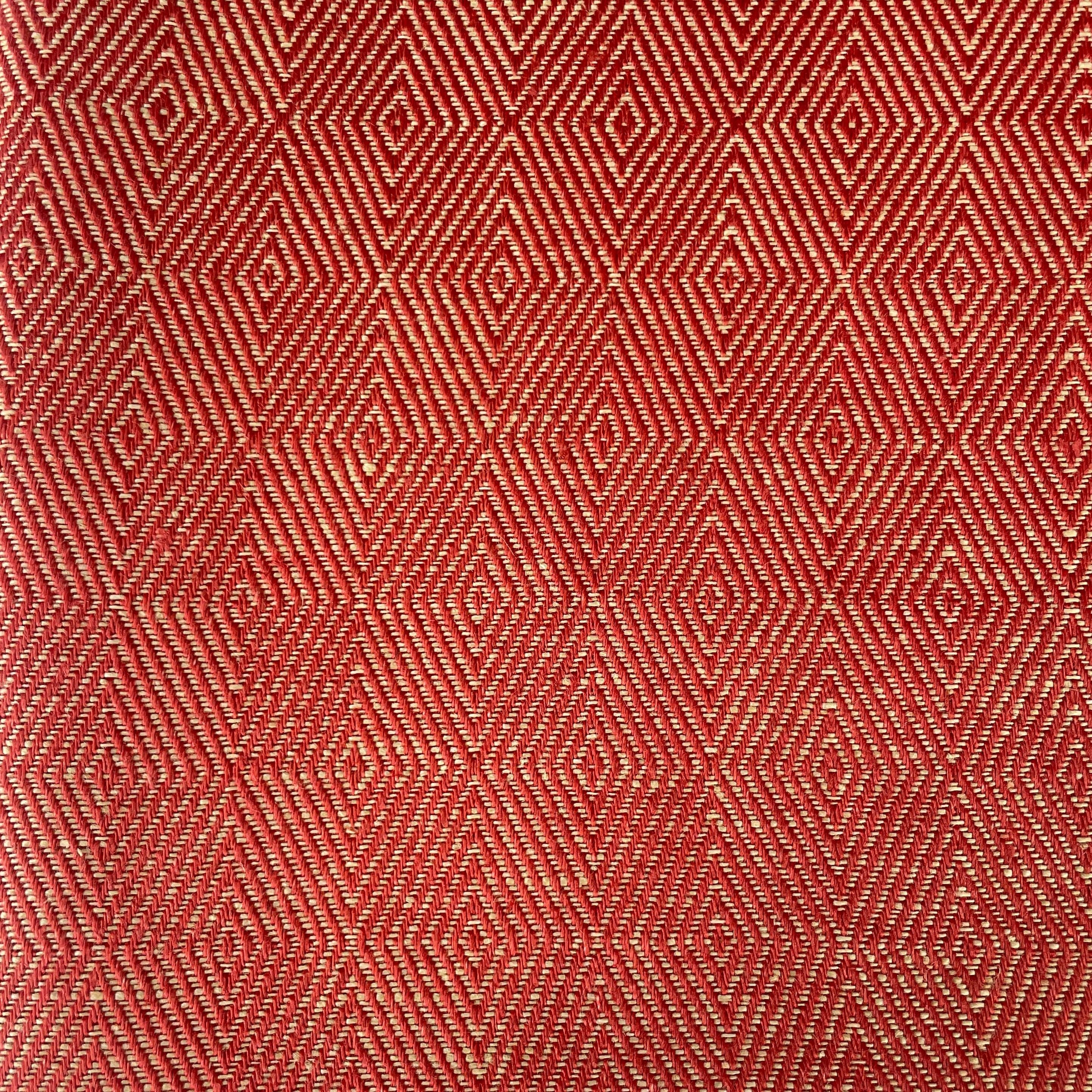 100% Italian Linen Heavy Jacquard Diamond 12 oz Upholstery/Apparel Fabric By The Yard 60"