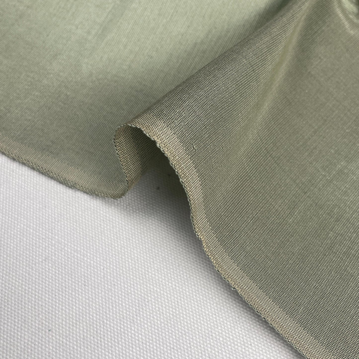 100% Silk Green Silk Fabric by the Yard -