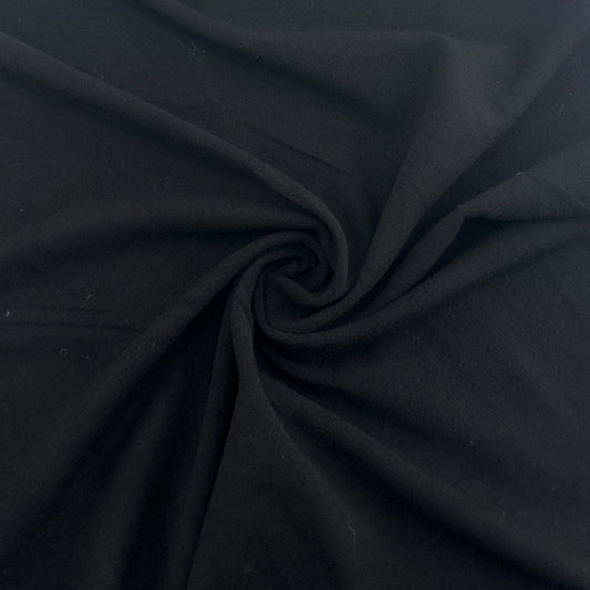 Bamboo Spandex Black Lycra Jersey Knit Fabric By the Yard 60"