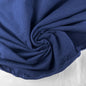 Navy Cotton Jersey Spandex 10 oz Medium Weight Eco-Friendly Sustainable Fabric By the Yard