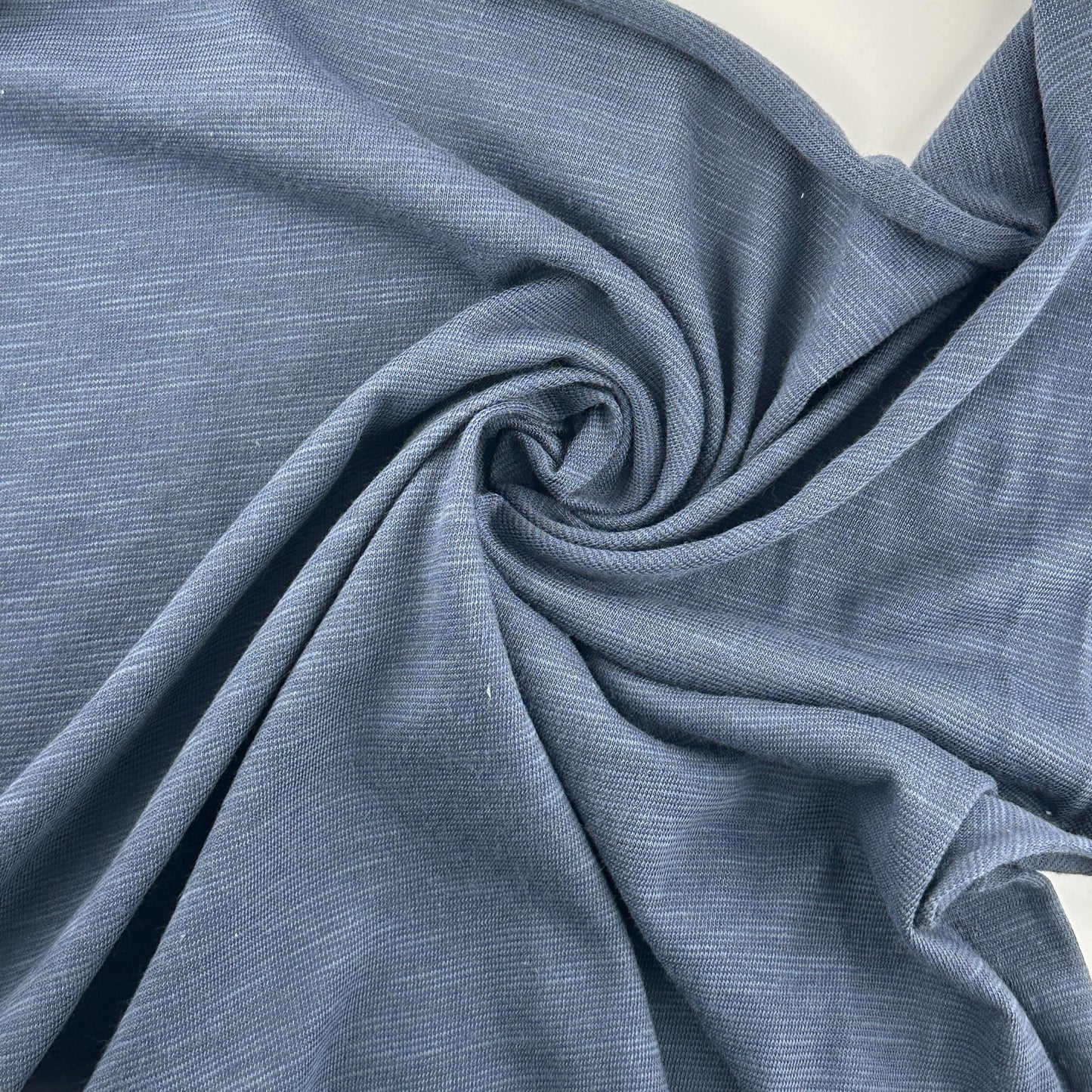 Cotton/Modal Navy Blue Spandex Lycra Jersey Knit Fabric By the Yard 60"