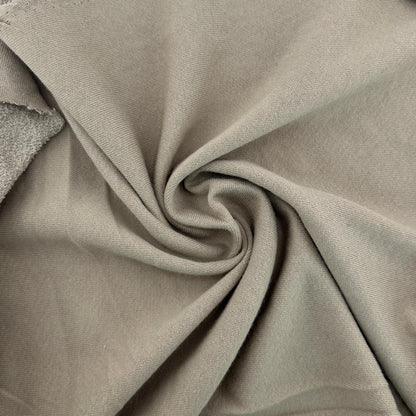 Lightweight Beige French Terry  12 Oz French Terry Sweatshirt Fabric By The Yard