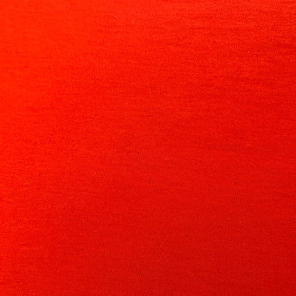 Cotton Red Orange Jersey Knit 100% Fabric By the Yard 58"