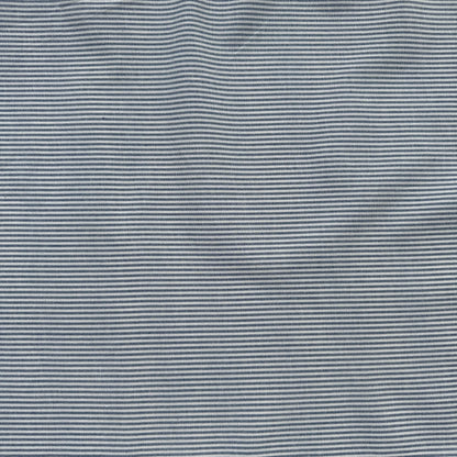 Cotton Oxford Striped Blue Woven Fabric | Soft Breathable Material for Sewing, DIY Crafts, Apparel and Clothing