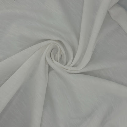 Cotton Slub Jersey Knit Soft Light Fabric By The Yard 60" USA MADE