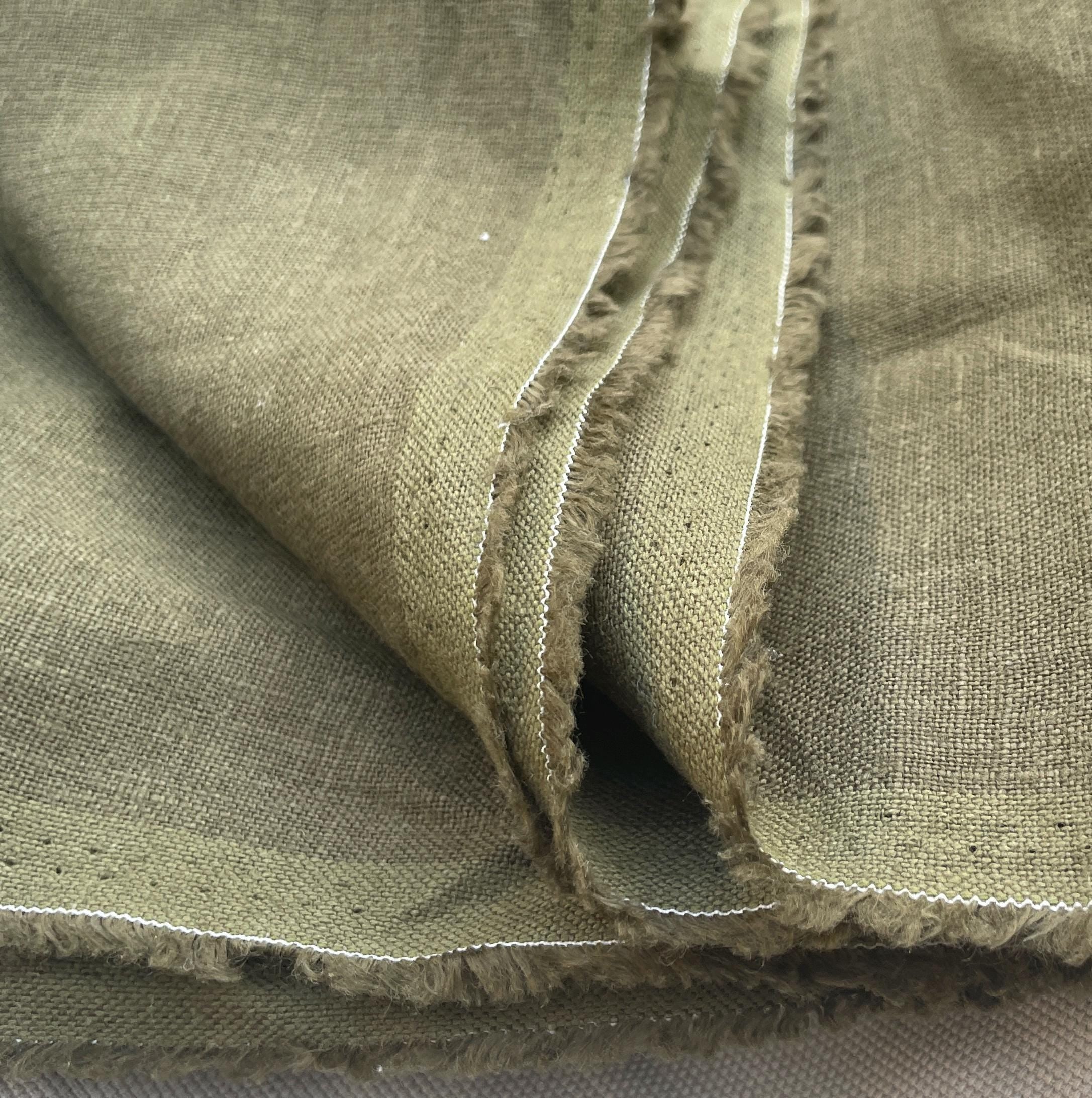 100 Linen Fabric by the Yard | 60 Inch Eco-Friendly 6oz Material for Sewing, Apparel & DIY Projects