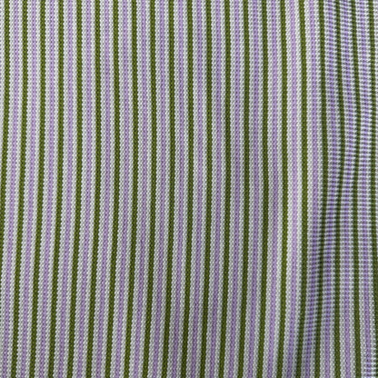 Cotton Striped Baby Thermal Fabric – Green, Purple, White 9 oz | Soft Waffle Knit 5% Spandex by the Yard