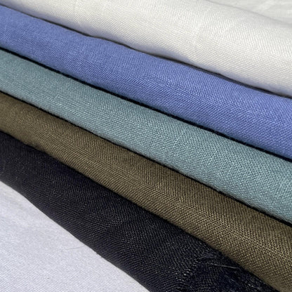 100 Linen Fabric by the Yard | 60 Inch Eco-Friendly 6oz Material for Sewing, Apparel & DIY Projects