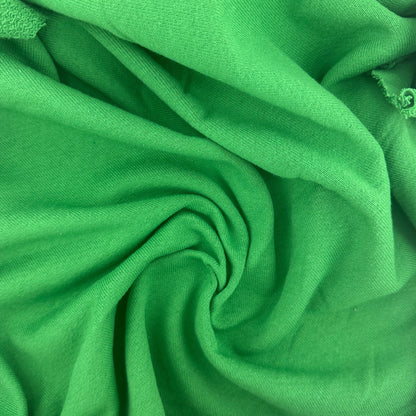 Cotton Waffle Thermal Fabric – Lawn Green 9 oz | Soft Jersey Waffle Thermal 5% Spandex by the Yard