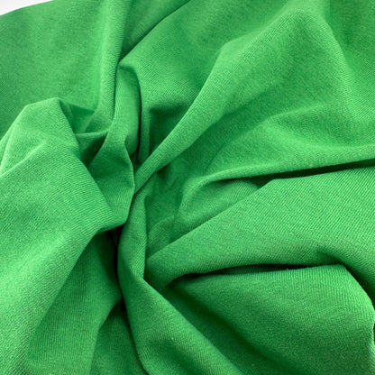 Cotton Waffle Thermal Fabric – Lawn Green 9 oz | Soft Jersey Waffle Thermal 5% Spandex by the Yard
