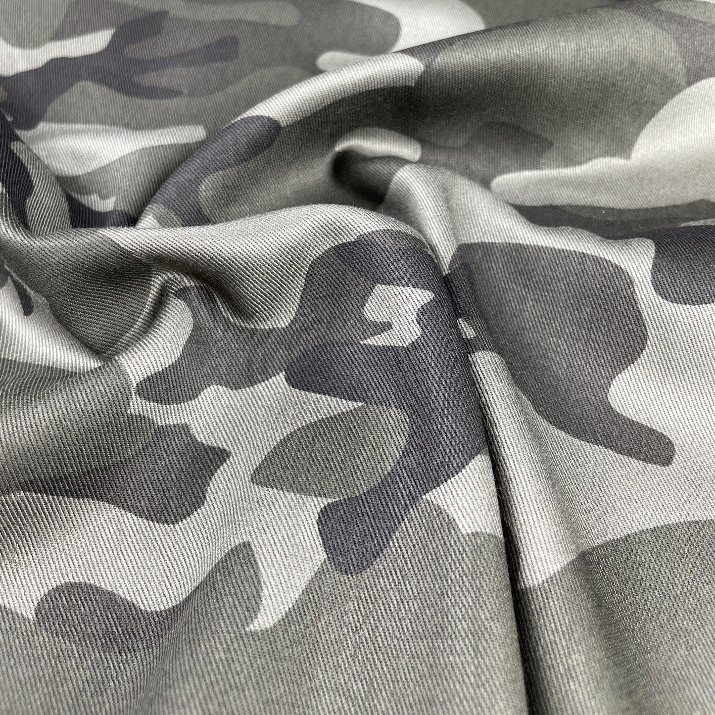 Tencel Twill Camo Fabric by the Yard | Eco-Friendly, Soft, and Lightweight Material for Apparel & DIY Projects